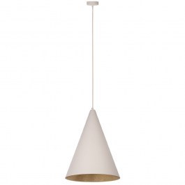 Pendant Light Vesuvio S 41066 1xE27 15W D35x145cm Beige-Gold Sigma Lighting BEIGE-GOLD
