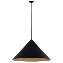 Pendant Light Vesuvio M 41038 3xE27 15W D70x140cm Black-Gold Sigma Lighting BLACK-GOLD
