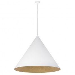 Pendant Light Vesuvio L 41030 3xE27 15W D77x165cm White-Gold Sigma Lighting WHITE-GOLD