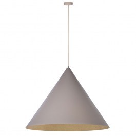 Pendant Light Vesuvio L 41060 3xE27 15W D77x165cm Taupe-Gold Sigma Lighting TAUPE-GOLD