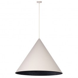 Pendant Light Vesuvio L 41075 3xE27 15W D77x165cm Beige-Black Sigma Lighting BEIGE-BLACK