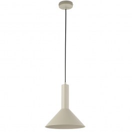 Pendant Light Vitrum Cone 40806 1xE27 15W D26x130cm Grey Beige Sigma Lighting GREIGE