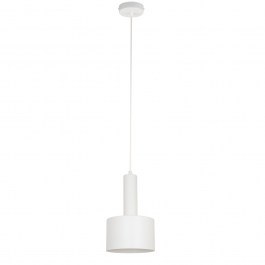 Pendant Light Vitrum Cylinder 41112 1xE27 15W D17x130cm White Sigma Lighting WHITE
