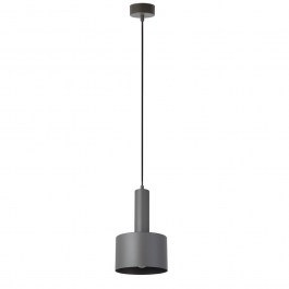 Pendant Light Vitrum Cylinder 41113 1xE27 15W D17x130cm Dark Olive Sigma Lighting OLIVE-GREY