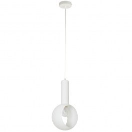 Pendant Light Vitrum Eye 41111 1xE27 15W 17x10x130cm White Sigma Lighting WHITE