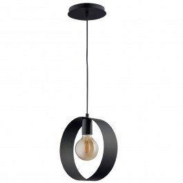 Pendant Light Happy 1 32280 1xE27 15W 25x16x100cm Black Sigma Lighting BLACK