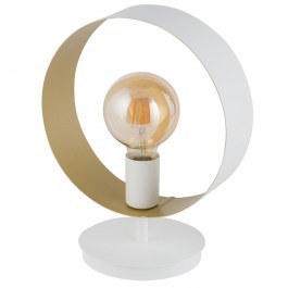Φωτιστικό Επιτραπέζιο Happy 50282 1xE27 15W 25x17x32cm White-Gold Sigma Lighting WHITE-GOLD