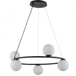 Pendant Light Gama 5 Στρογγυλό 33383 5xG9 12W D68x70cm Black Sigma Lighting BLACK