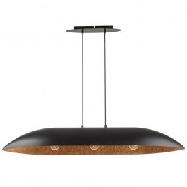Pendant Light Gondola L 40634 3xE27 15W 14x25x80cm Black-Copper Sigma Lighting BLACK-COPPER