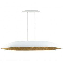 Pendant Light Gondola L 40636 3xE27 15W 14x25x80cm White-Gold Sigma Lighting WHITE-GOLD