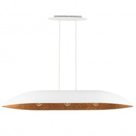 Pendant Light Gondola L 40638 3xE27 15W 14x25x80cm White-Copper Sigma Lighting WHITE-COPPER
