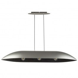 Pendant Light Gondola L 40642 1xE27 15W 14x25x80cm Silver-Black Sigma Lighting SILVER-BLACK