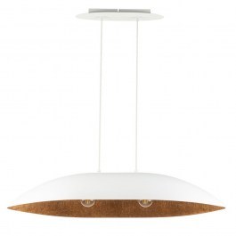 Pendant Light Gondola M 40639 2xE27 15W 84x25x90cm White-Copper Sigma Lighting WHITE-COPPER