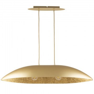 Φωτιστικό Οροφής Κρεμαστό Gondola M 40641 2xE27 15W 84x25x90cm Gold Sigma Lighting