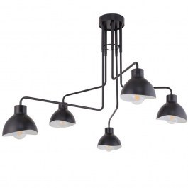Pendant Light Holi 5 32451 5xE27 15W 104x80x63cm Black-White Sigma Lighting BLACK-WHITE