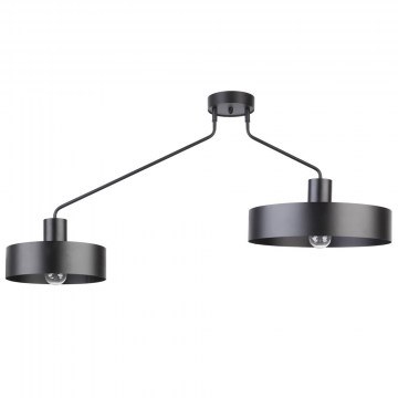 Φωτιστικό Οροφής - Πλαφονιέρα Jumbo 2 31531 2xE27 15W 104x35x54cm Black Sigma Lighting