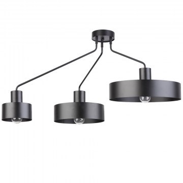 Ceiling Light Jumbo 3 31533 3xE27 15W 111x35x53cm Black Sigma Lighting