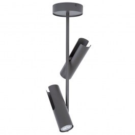 Φωτιστικό Οροφής - Σποτ Leda 2 41150 2xGU10 10W 28x13,5x55cm Dark Olive Sigma Lighting OLIVE-GREY