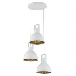 Pendant Light Mars 3 32261 3xE27 15W D30x80cm White-Gold Sigma Lighting WHITE-GOLD