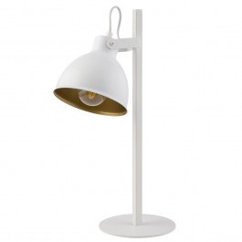 Φωτιστικό Επιτραπέζιο Mars 50265 1xE27 15W 15x27x45cm White-Gold Sigma Lighting WHITE-GOLD