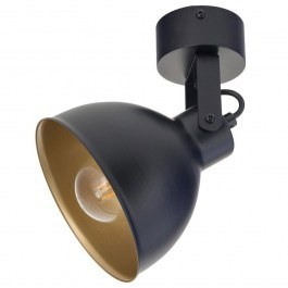 Φωτιστικό Οροφής - Πλαφονιέρα Mars 1 32266 1xE27 15W Φ15x23cm Black-Gold Sigma Lighting BLACK-GOLD