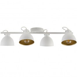 Φωτιστικό Οροφής - Πλαφονιέρα Mars 4 32273 4xE27 15W White-Gold Sigma Lighting WHITE-GOLD