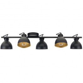Ceiling Light Mars 5 32274 5xE27 15W Black-Gold Sigma Lighting BLACK-GOLD