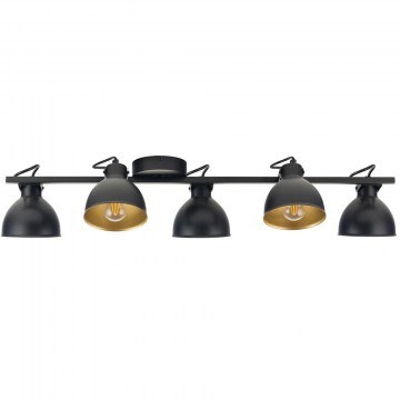Ceiling Light Mars 5 32274 5xE27 15W Black-Gold Sigma Lighting