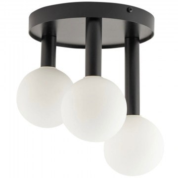 Φωτιστικό Οροφής - Πλαφονιέρα Perla 3 33484 3xG9 12W 20x26x26cm Black Sigma Lighting