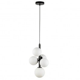 Φωτιστικό Οροφής Κρεμαστό Perla 5 33488 5xG9 12W 28x30x100cm Black Sigma Lighting BLACK
