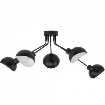 Ceiling Light Roy 5 32433 5xE27 15W 120x86x44cm Black-White Sigma Lighting