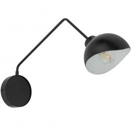 Φωτιστικό Τοίχου - Απλίκα Roy 1 32435 1xE27 15W 17x65x30cm Black-White Sigma Lighting BLACK-WHITE