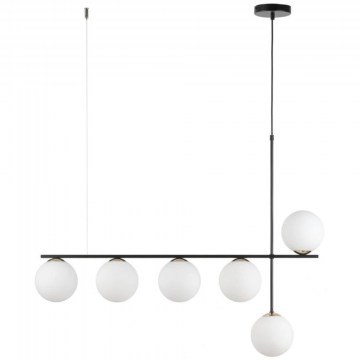 Pendant Light Silia 6 33697 6xG9 12W 94x14x110cm Black-White Sigma Lighting