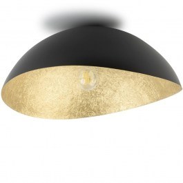 Ceiling Light Solaris S 40597 1xE27 15W D33x13cm Black-Gold Sigma Lighting BLACK-GOLD