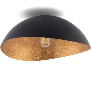 Ceiling Light Solaris S 40604 1xE27 15W D33x13cm Black-Copper Sigma Lighting
