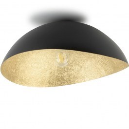 Ceiling Light Solaris M 40598 1xE27 15W D48x19cm Black-Gold Sigma Lighting BLACK-GOLD