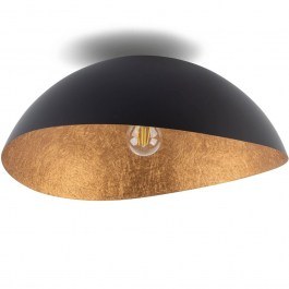 Ceiling Light Solaris M 40605 1xE27 15W D48x19cm Black-Copper Sigma Lighting BLACK-COPPER