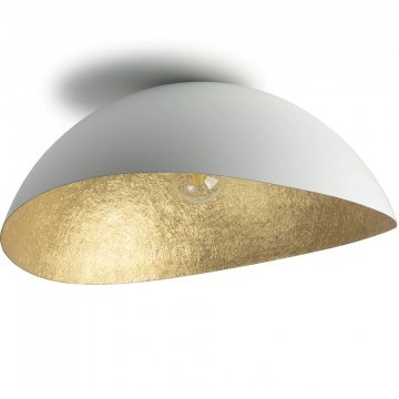 Ceiling Light Solaris L 40613 1xE27 15W D69x27cm White-Gold Sigma Lighting