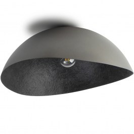 Ceiling Light Solaris L 40627 1xE27 15W D69x27cm Silver-Black Sigma Lighting SILVER-BLACK
