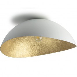 Ceiling Light Solaris XL 40614 1xE27 15W D89x31cm White-Gold Sigma Lighting WHITE-GOLD