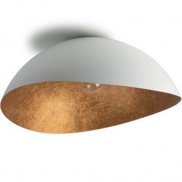 Ceiling Light Solaris XL 40621 1xE27 15W D89x31cm White-Copper Sigma Lighting WHITE-COPPER