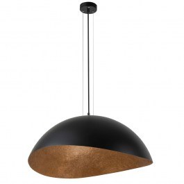 Pendant Light Solaris M 40608 1xE27 15W D48x89cm Black-Copper Sigma Lighting BLACK-COPPER