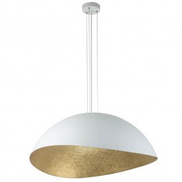 Pendant Light Solaris M 40615 1xE27 15W D48x89cm White-Gold Sigma Lighting WHITE-GOLD