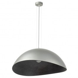 Pendant Light Solaris M 40629 1xE27 15W D48x89cm Silver-Black Sigma Lighting SILVER-BLACK