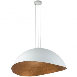 Pendant Light Solaris L 40623 1xE27 15W D69x97cm White-Copper Sigma Lighting WHITE-COPPER