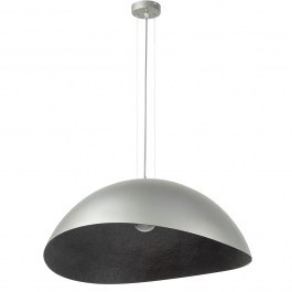 Pendant Light Solaris L 40630 1xE27 15W D69x97cm Silver-Black Sigma Lighting SILVER-BLACK