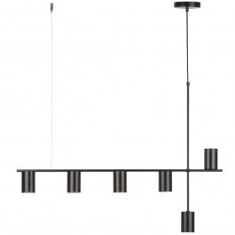Pendant Light Vendo 6 33695 6xGU10 10W 90x12x110cm Black Sigma Lighting BLACK