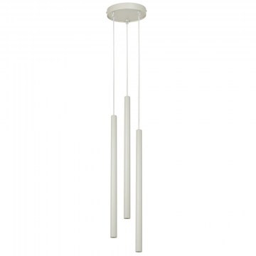 Pendant Light Sopel 3 Round 41198 3xG9 3W D16x100cm Grey-Beige Sigma Lighting