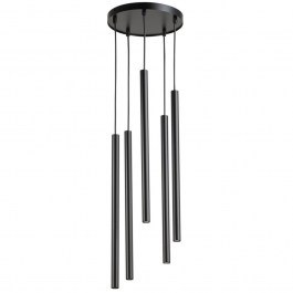 Pendant Light Sopel 5 Round 33625 5xG9 3W D25x100cm Black Sigma Lighting BLACK