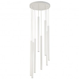 Pendant Light Sopel 8 Round 33629 8xG9 3W D30x100cm White Sigma Lighting WHITE